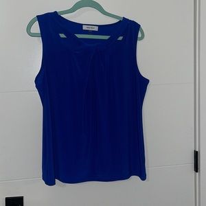 Royal blue Nine West blouse